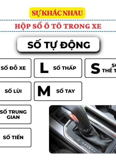 Sự khác biệt giữa hộp số ôtô tự động và hộp số ôtô số sàn.